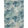 Machine Washable Indoor/Outdoor Xhevrie Teal Rug