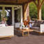 Ensemble de tuiles de terrasse en bois durable en plastique composite pour une installation facile, idéal pour divers espaces extérieurs et intérieurs à haute résistance-116816645