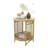 Round Side Table Small End Table With 2 Storage Space