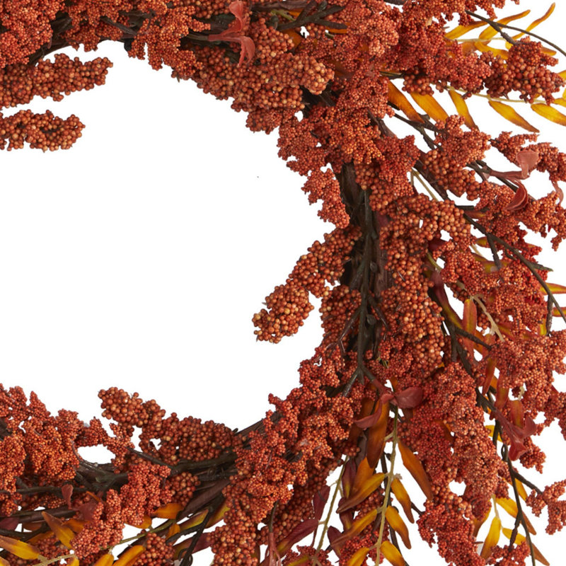 Faux Polyester 18'' Wreath
