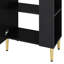 Armoire de rangement de salle de bain 21,6 "avec lavabo en céramique et rangement latéral-1057963575