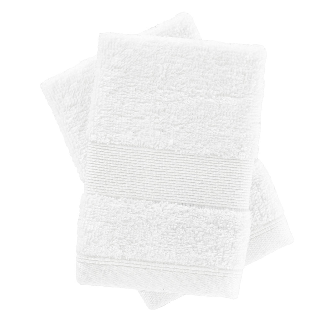 Catherine Lansfield Anti Bacterial Soft & Absorbent Cotton Face Cloth Pair Navy Blue - Image 6