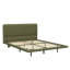 Structure de lit flottante avec lumière DEL, lit plateforme en cuir PU moderne, aucun sommier requis, assembler -1386624225-1386624227