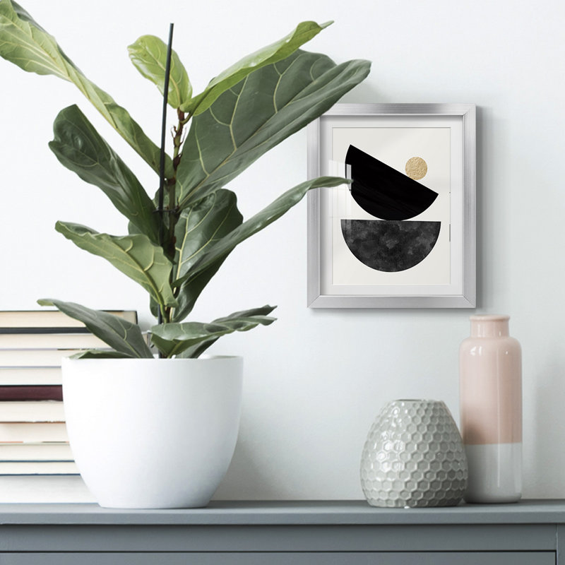 Delicate Balance -Framed Print, 28.5" H x 20.5" W, Silver