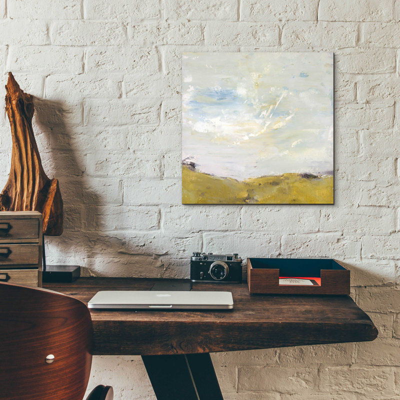 "Where Creativité And Calm Convene" par Lisa Mann Fine Art, H 12 po x l 12 po x P 0,13 po