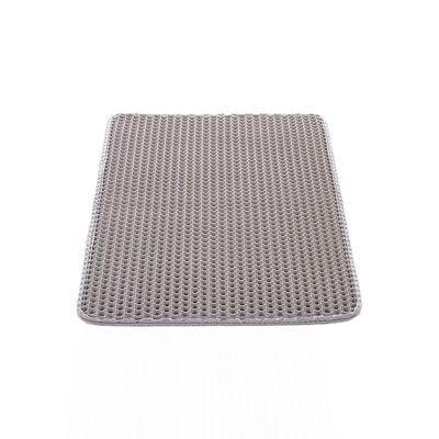 Cat Litter Trapping Mat 24 X 15 In Double Layer Honeycomb Non-Slip & Urine-Proof