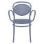 Chaise d'appoint empilable pour patio Farrah-1937411767