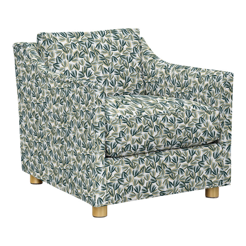 Newlin Armchair, Perigold Palmetto Verdigris