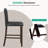 Firmo Upholstered Counter Stool