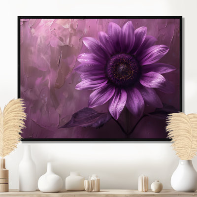 «Modern Modern Sunflower Fusion I - Sunflowers», reproduction d'art murale