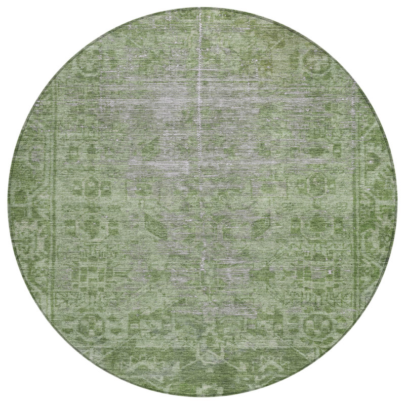 Tapis rond rond 8 po