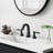 Widespread 2-handle Bathroom Faucet with Drain Assembly-58689372