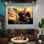 Reproduction d'art sur toile grunge-489422012