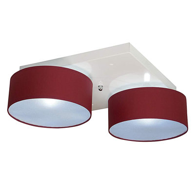 Pulley Fabric Semi Flush Mount