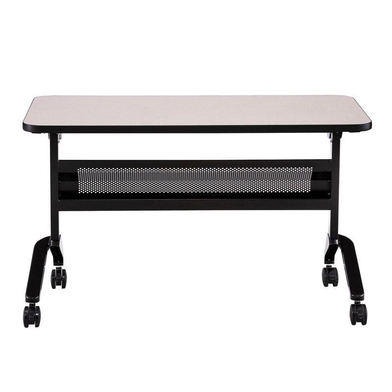 Table de formation Flip-N-Go rectangulaire, LPL, Noir, noir, noir, noir, Cerise Biltmore, H 29 po x L 48 po x l 24 po