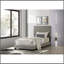 Lit double rembourré Efram Taupe-1418560391