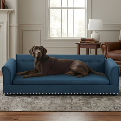 Lit rectangulaire surdimensionné confortable pour animaux de compagnie