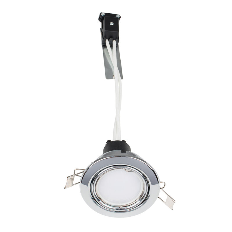 Burntwood Recessed Housing, 6500K, Chrome