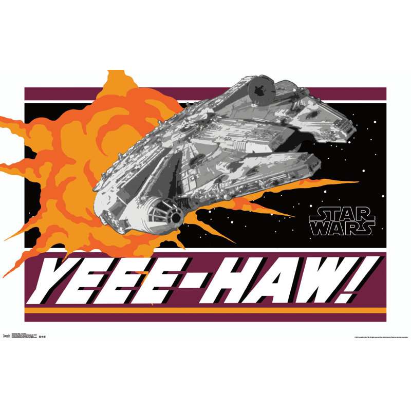 « star guerres »-impression sur papier yee-haw