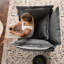 Fauteuil d'appoint surdimensionné en chenille de style moderne avec méridienne simple pour salon, chambre à coucher