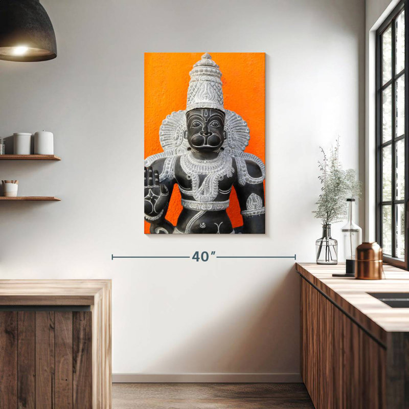Adella Hindu Lord Hanuman, 39" H x 26" W