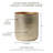Anaiya Aluminum Table Vase