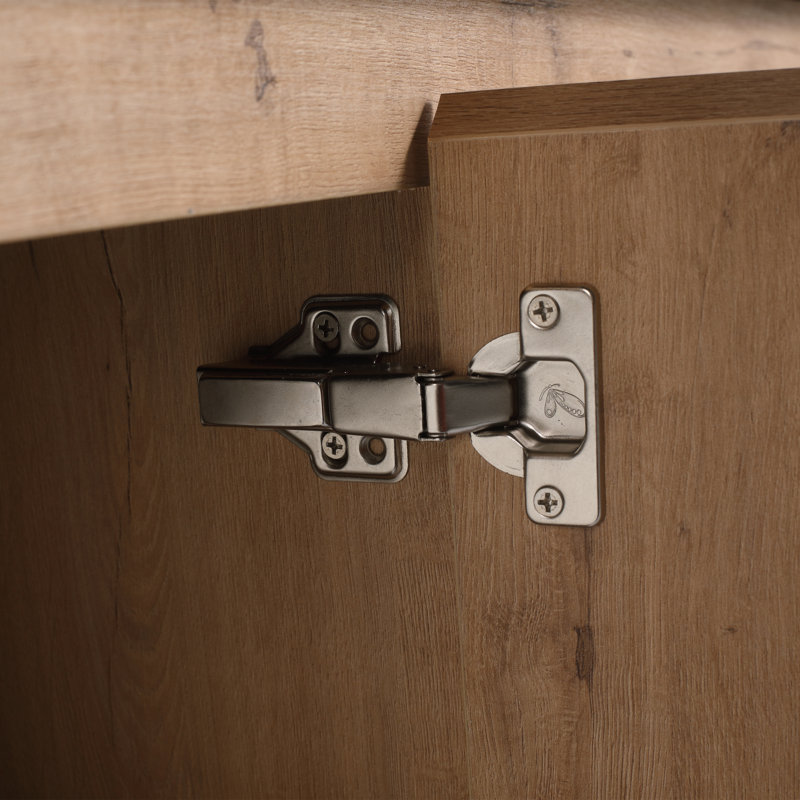 Ensemble de meuble-lavabo simple 48 po avec plateau en résine Burton, Au centre, 48"