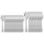Gibson Home 87 Piece Stainless Steel Flatware and Serving Utensil Set in Silver