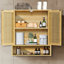 Allizon Bamboo Bathroom Cabinet
