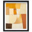 Tawny Hues II Shadowbox Abstract Print by Oliver Gal, Black Frame, 16 x 20-265769744-265769747