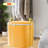 Large Storage Bags, Heavy Duty Closet Organizers and Storage, Foldable Clothes Storage Bins with Lids, Storage Containers for Blanket, Comforter, Pillow, Bedding (Orange, XL)-1730585089