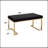 Black Fabric Bench