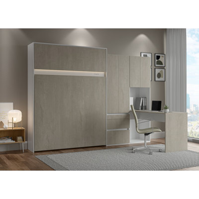 Lit avec rangement et bureau Dez Efficient
