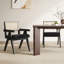 Rattan Dining Chair with Solid Wood Frame-864429668