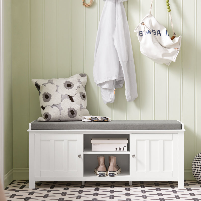 Olympia Polyester Upholstered Storage Bench