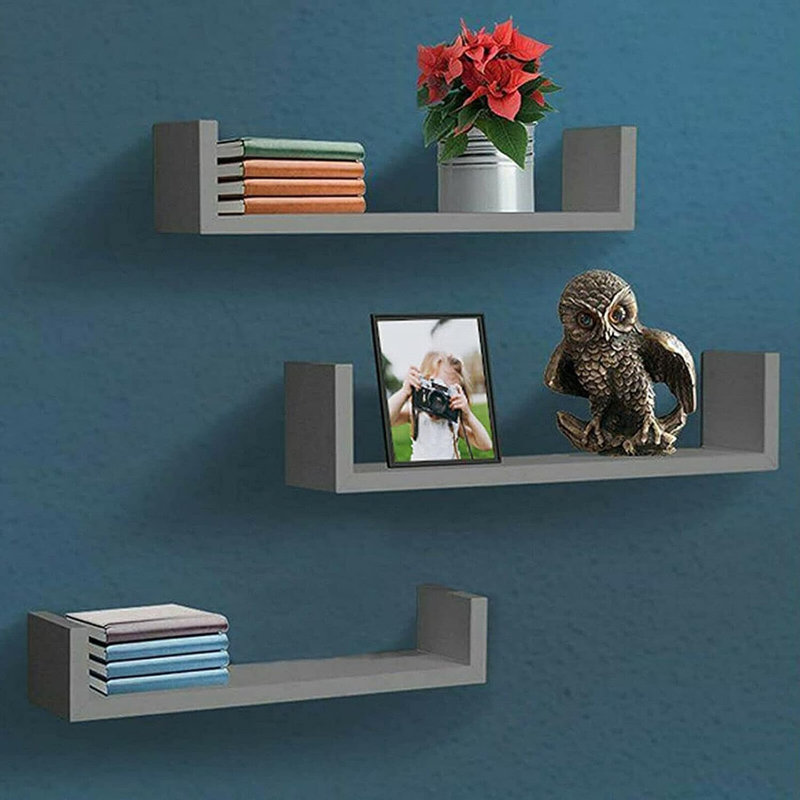 Floating Shelf, Gray