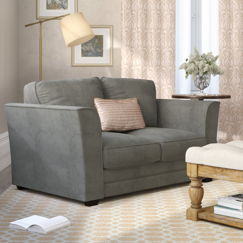 Belvidere 2 Seater Cotton Sofa Bed, Pewter