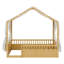 Lit plateforme avec baldaquin, barrières de sécurité et porte d'entrée pour les chambres d'enfants-82321688-82321690