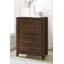 Commode 4 tiroirs noyer