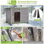 Niche pour chien chauffée pour l'extérieur de 43,3 po avec cage en métal et cage extérieure pour chien-1226858341