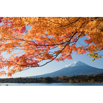 Mont Fuji en automne sur toile par Sakurafubuki, photographie