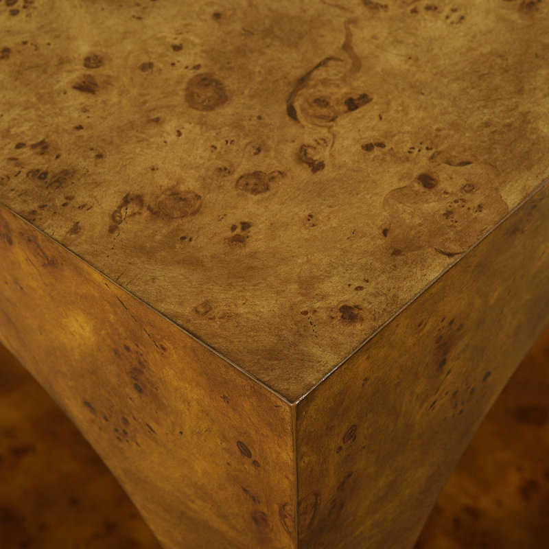 End Table, Rustic Burl