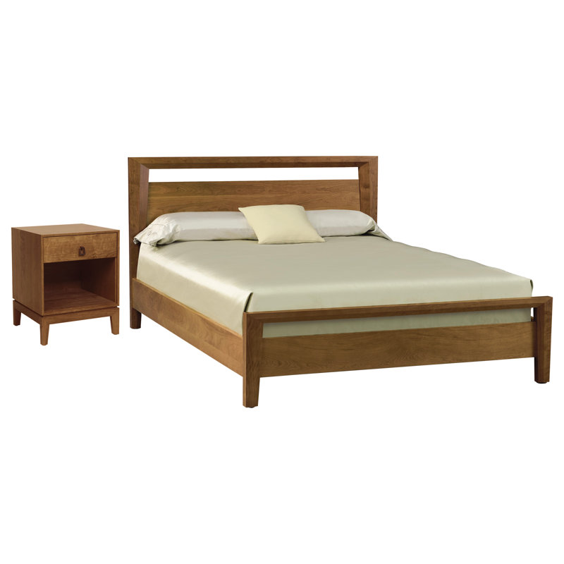 Ensemble de chambre avec lit plateforme 2 pièces Mansfield, Cerisier d'automne, Très grand