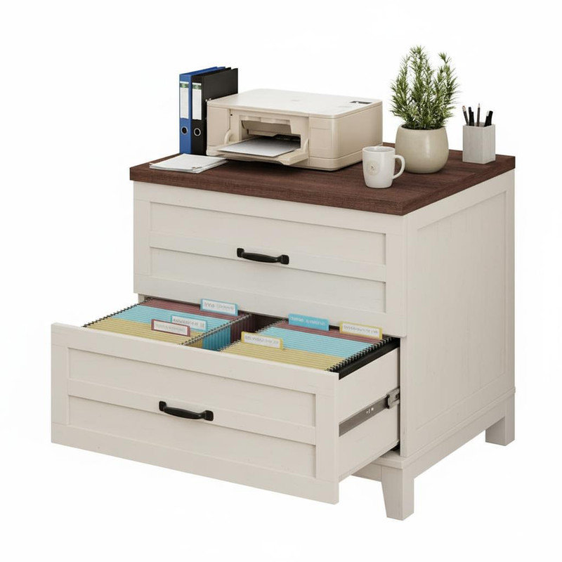80cm Wide 2 -Drawer File Cabinet