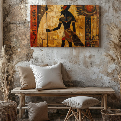 Art mural sur toile Ra Papyrus Canvastraditional
