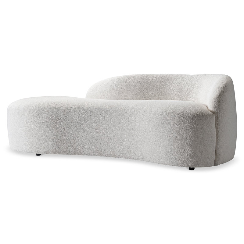 Salinas Outdoor Chaise Lounge, White Sunbrella 6063-000