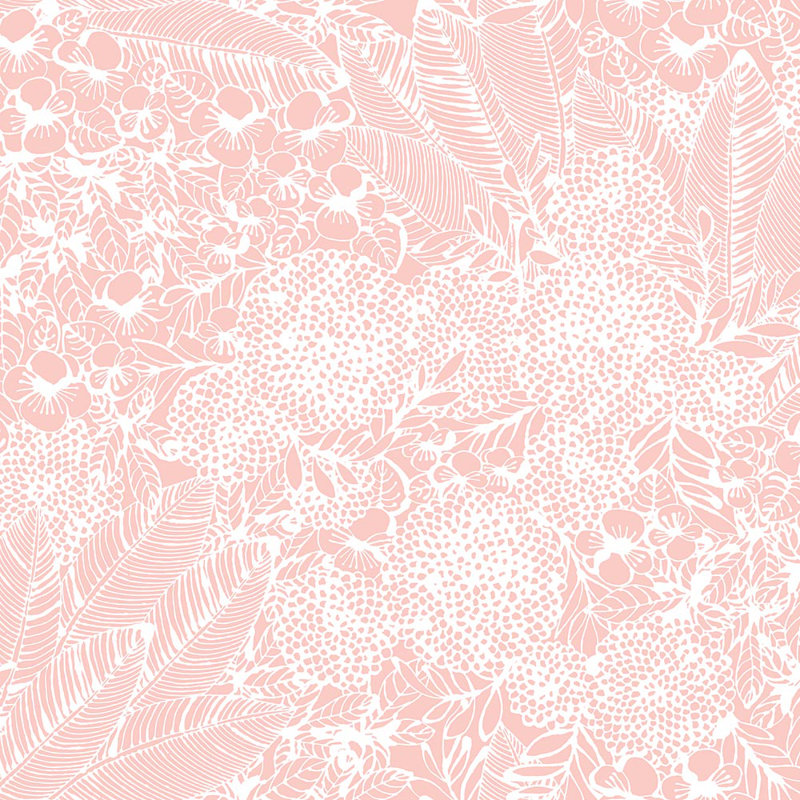 Rouleau de papier peint lisse L 10 pi x l 24 po Sylvie, Rose