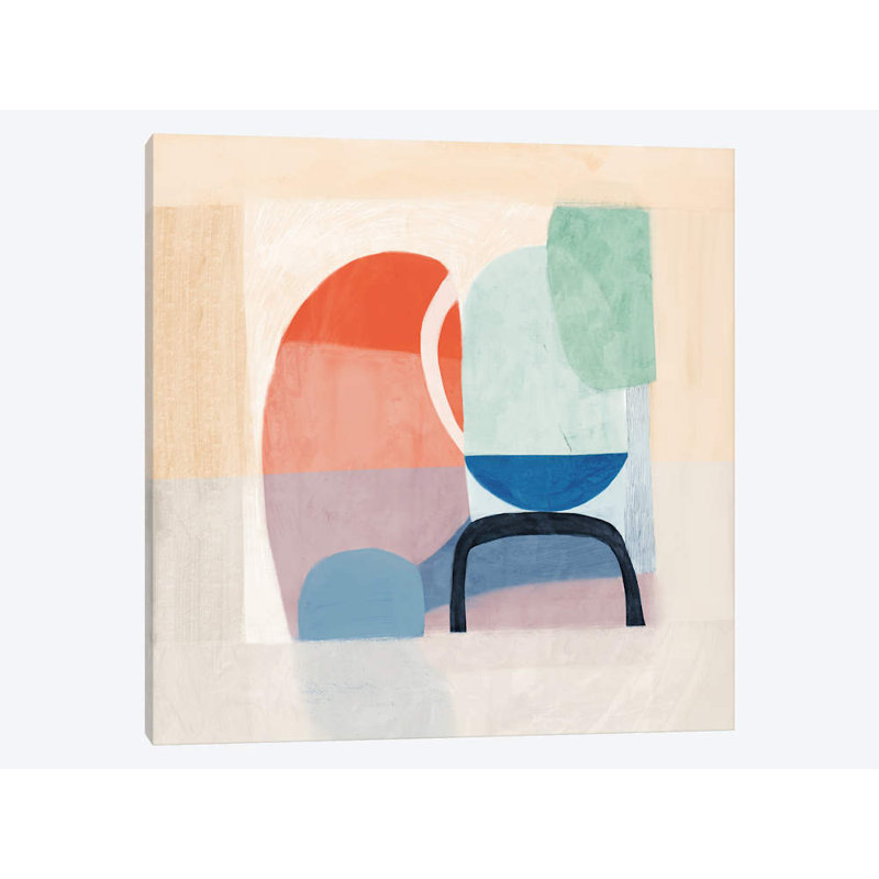 Multiforme II - Impression sur toile, H 37 po x l 37 po x P 0,75 po, Toile tendue, Pas de tapis