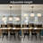 3-light Modern Linear Linen Drum Pendant-1045473328