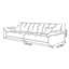 Canapé en tissu moderne de luxe moderne-105350914-105350918
